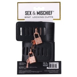 S&M Brat Locking Cuffs
